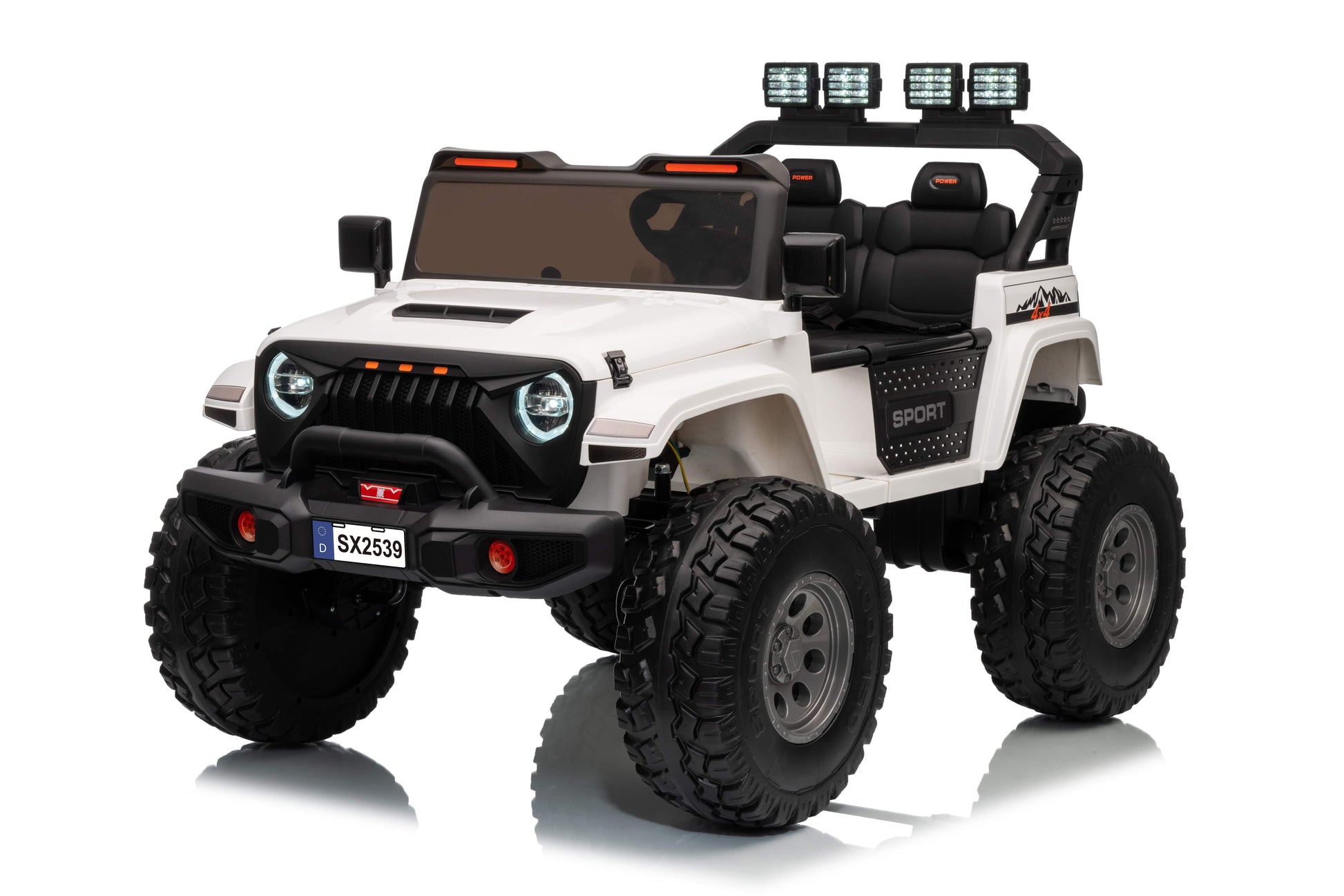 24V Power Wheel Jeep White Color with remote control
