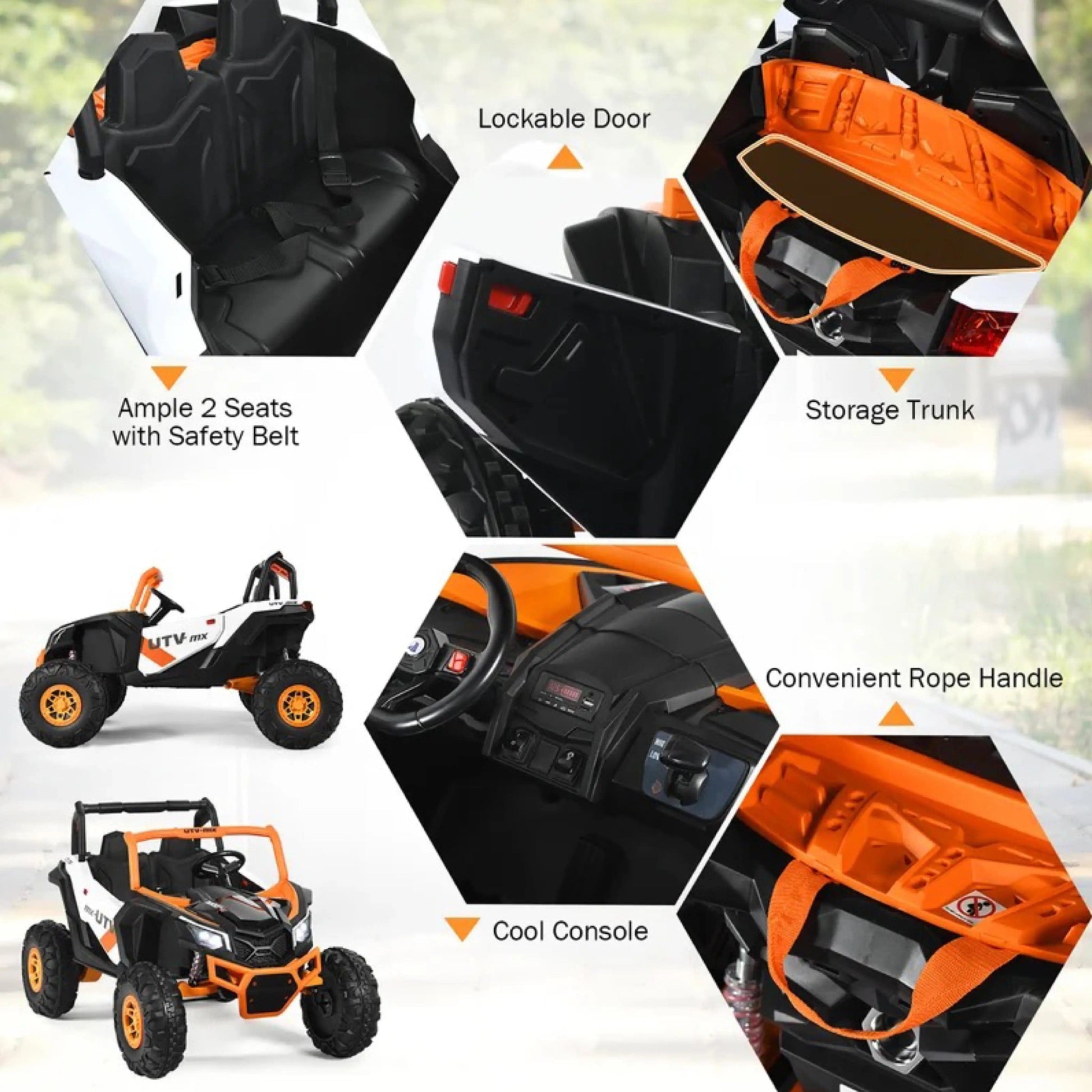 XXL UTV Ryder Toys Color: Orange
