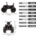 Monster ATV Ryder Toys Color: Black