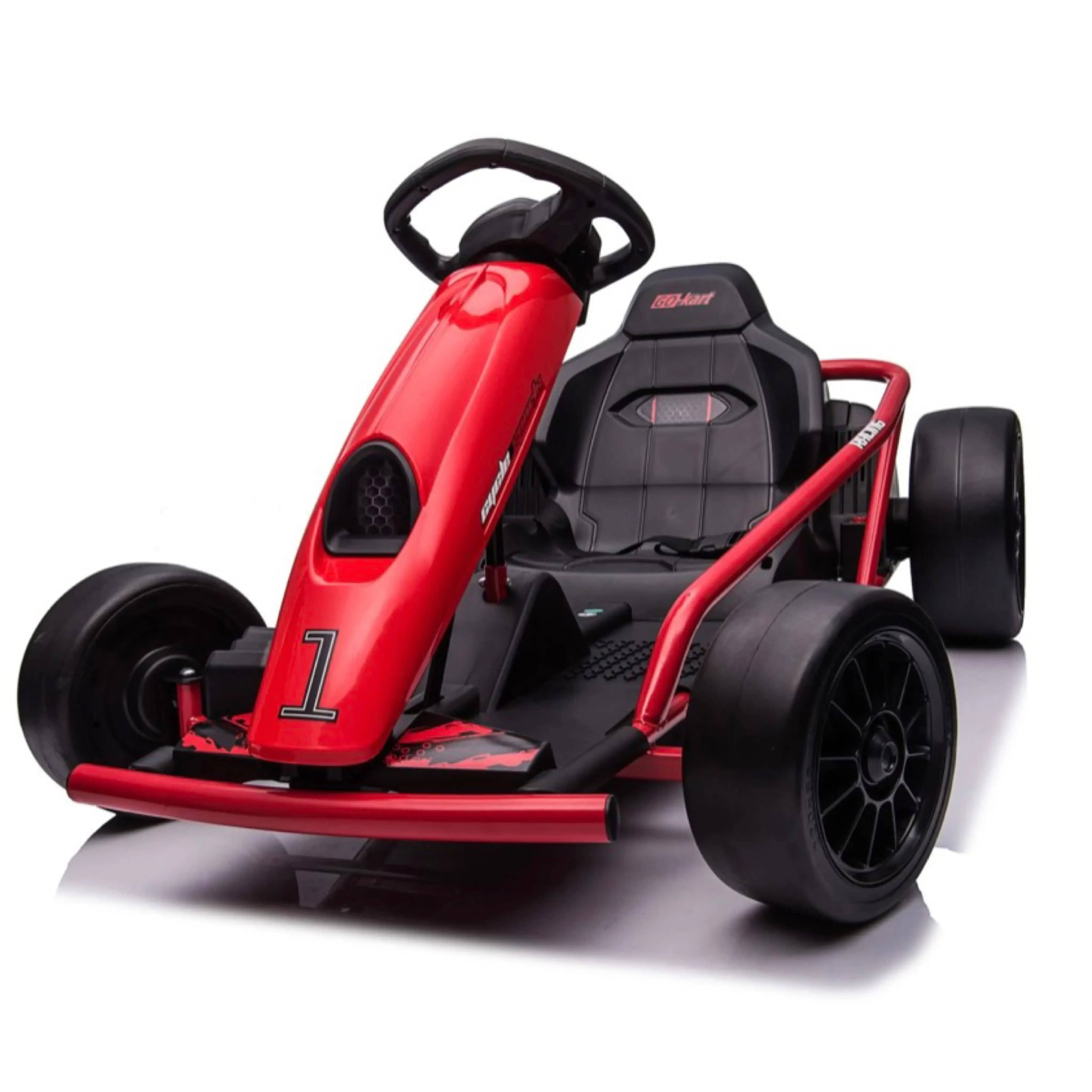 24 Volt Kids Electric Go Kart Ride On DRIFT Function Power Car White — Mini  Moto Toys
