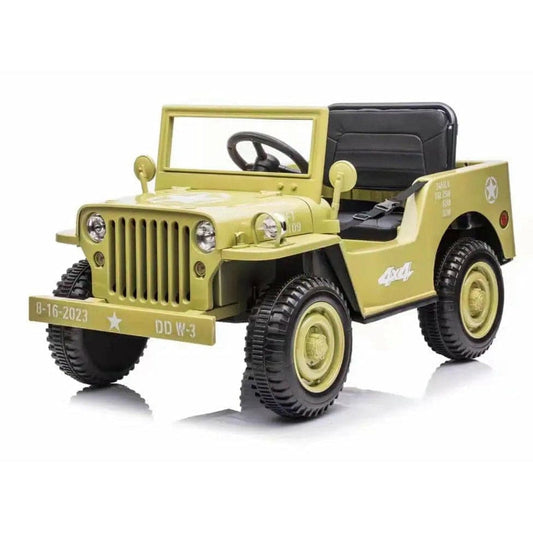 Vintage Military Jeep Ryder Toys Color: Tan