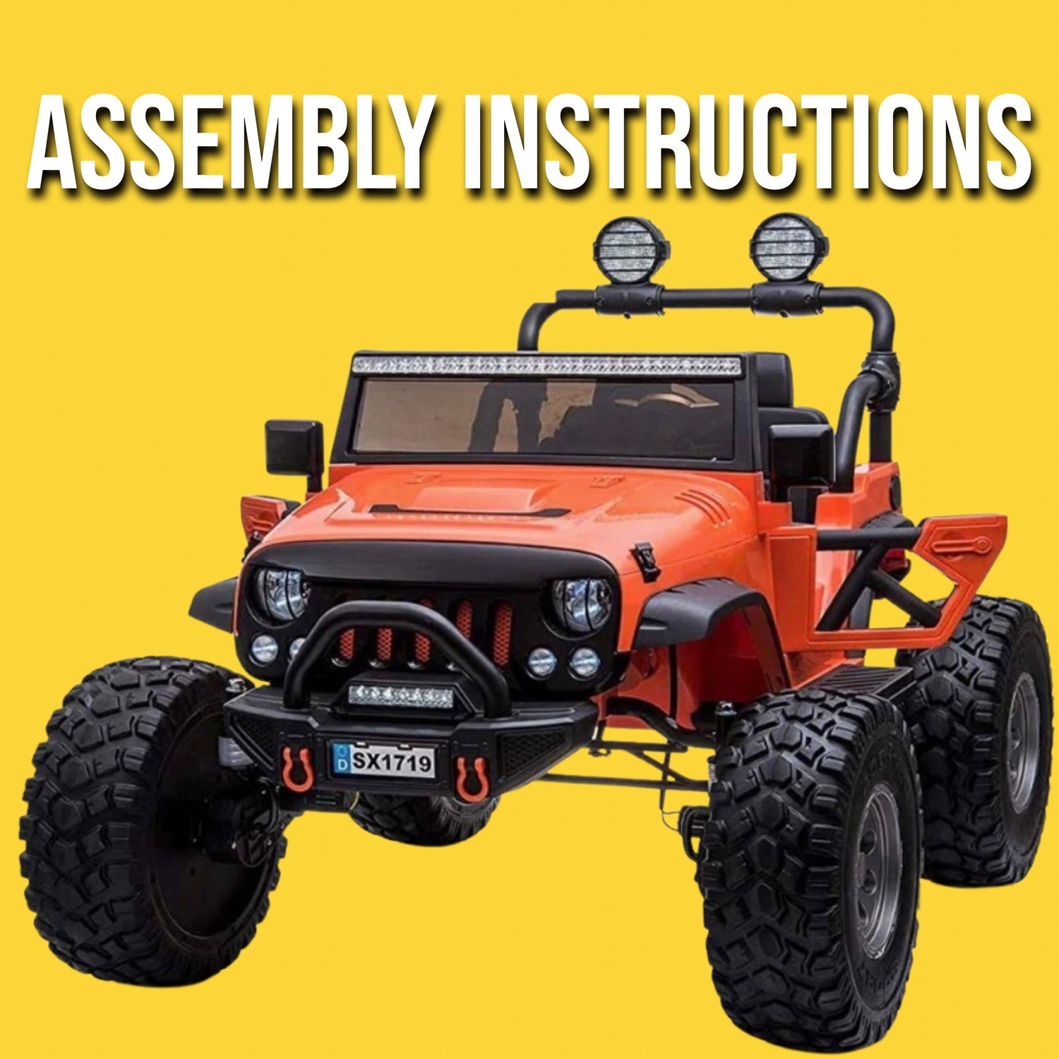 Assembly Video for 2-seater 12v Lifted Jeep R&G TOYS