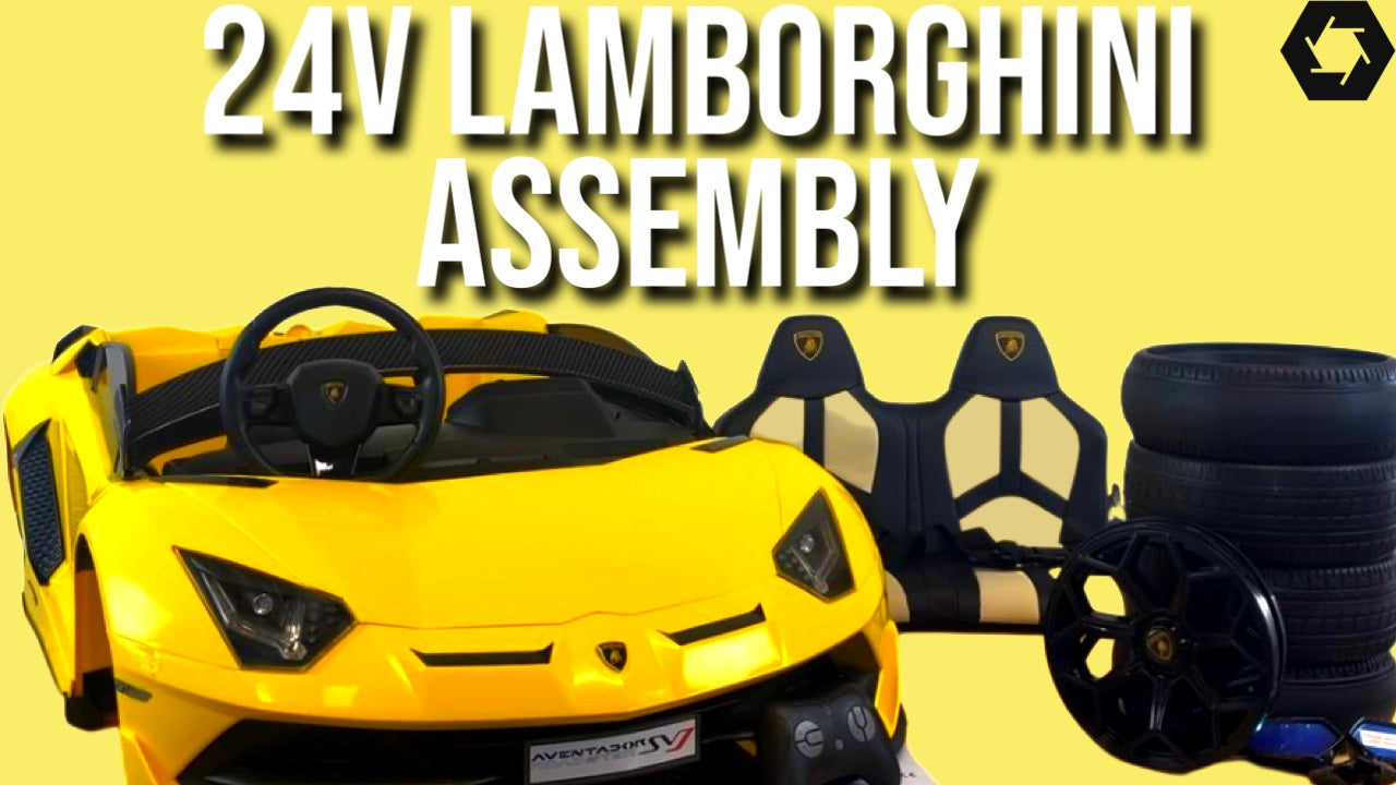 24V Drifting Lamborghini Assembly Video | Ryder Toys