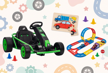 best kids toys for car lovers featuring electric go kart and puzzles
