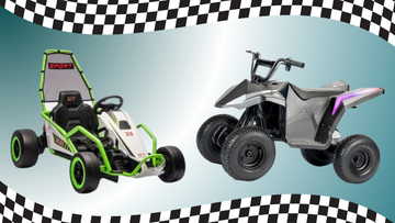 fastest power wheels banner with go kart and mini quad pro