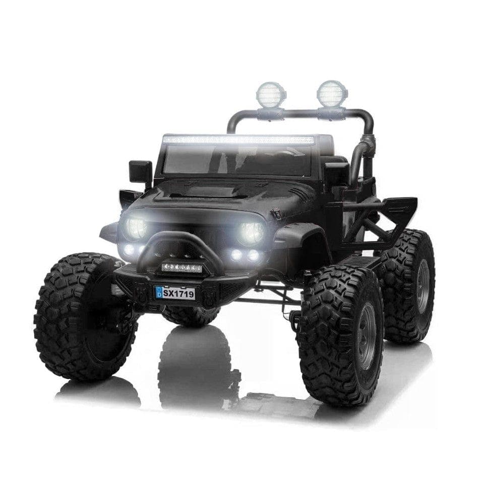 2 Seater Power Wheels Jeep 4x4 Lifted Monster Jeep Motorized 12V Electric Ride On Kid Car R&G TOYS