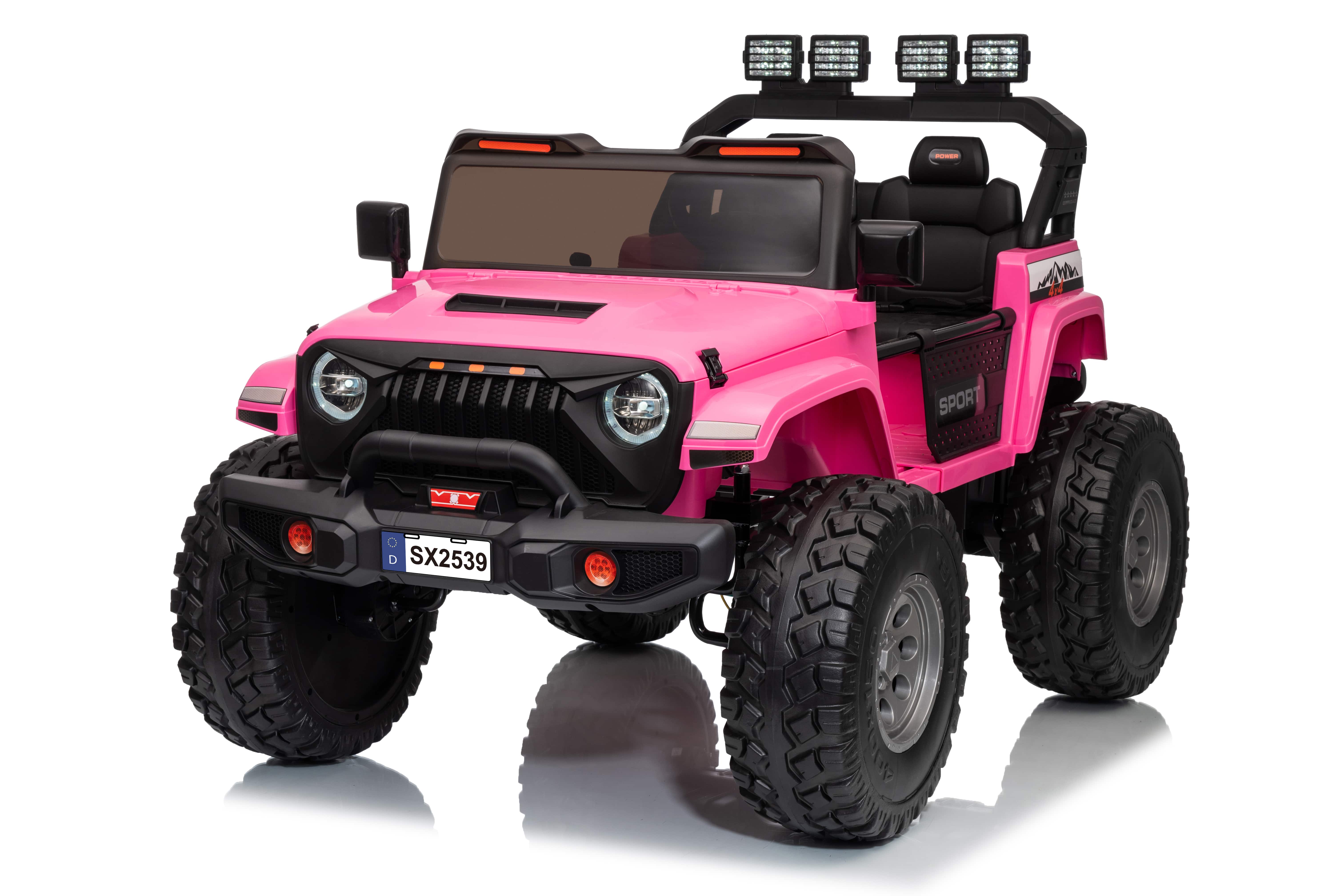 24V Power Wheel Jeep Pink Color with remote control