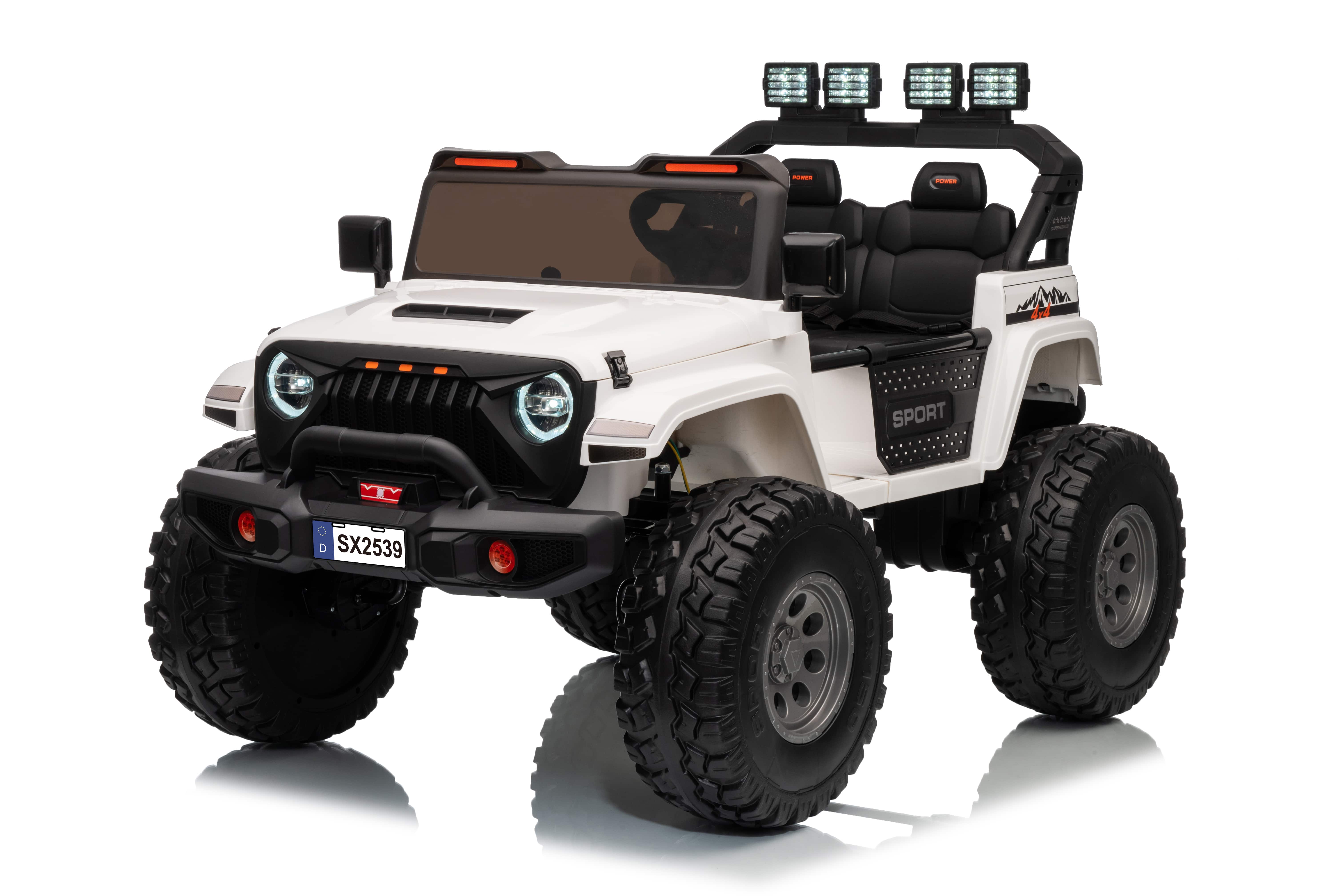 24V Power Wheel Jeep White Color with remote control