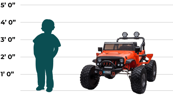 4x4 Lifted Jeep (24V)