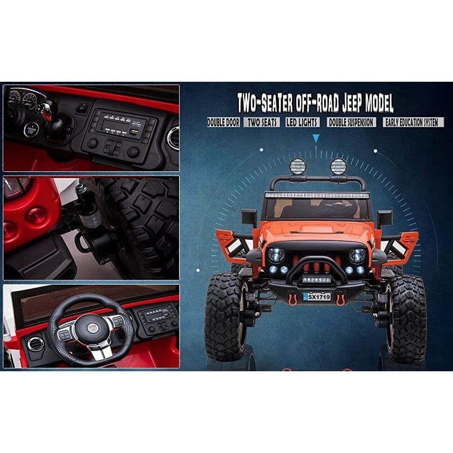 4x4 Lifted Jeep (24V) Ryder Toys Color: Black