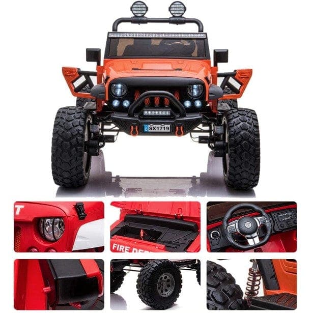 4x4 Lifted Jeep (24V) Ryder Toys Color: Black