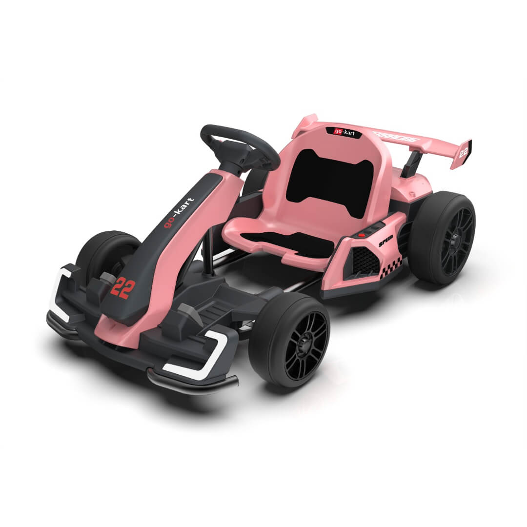 24 V Pink Electric Go Kart Drifter 3.0 Ryder Toys Go Cart. Best Selling razor crazy cart electric gokart for kids