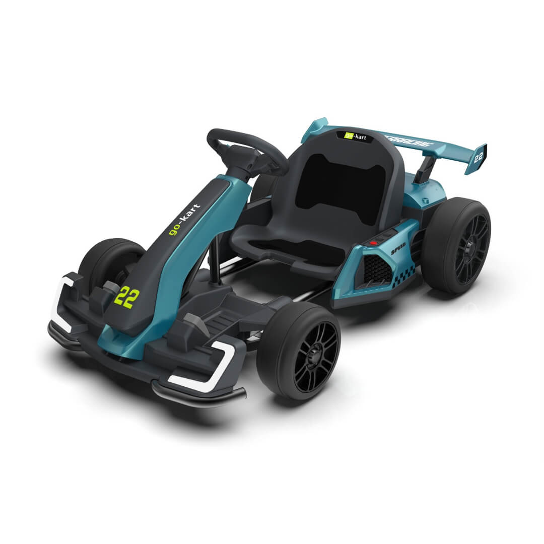 24 V Blue Electric Go Kart Drifter 3.0 Ryder Toys Go Cart. Best Selling razor crazy cart electric gokart for kids