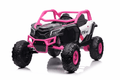 Pink power wheels jeep with eva rubber tires and 24v battery power with parental remote control