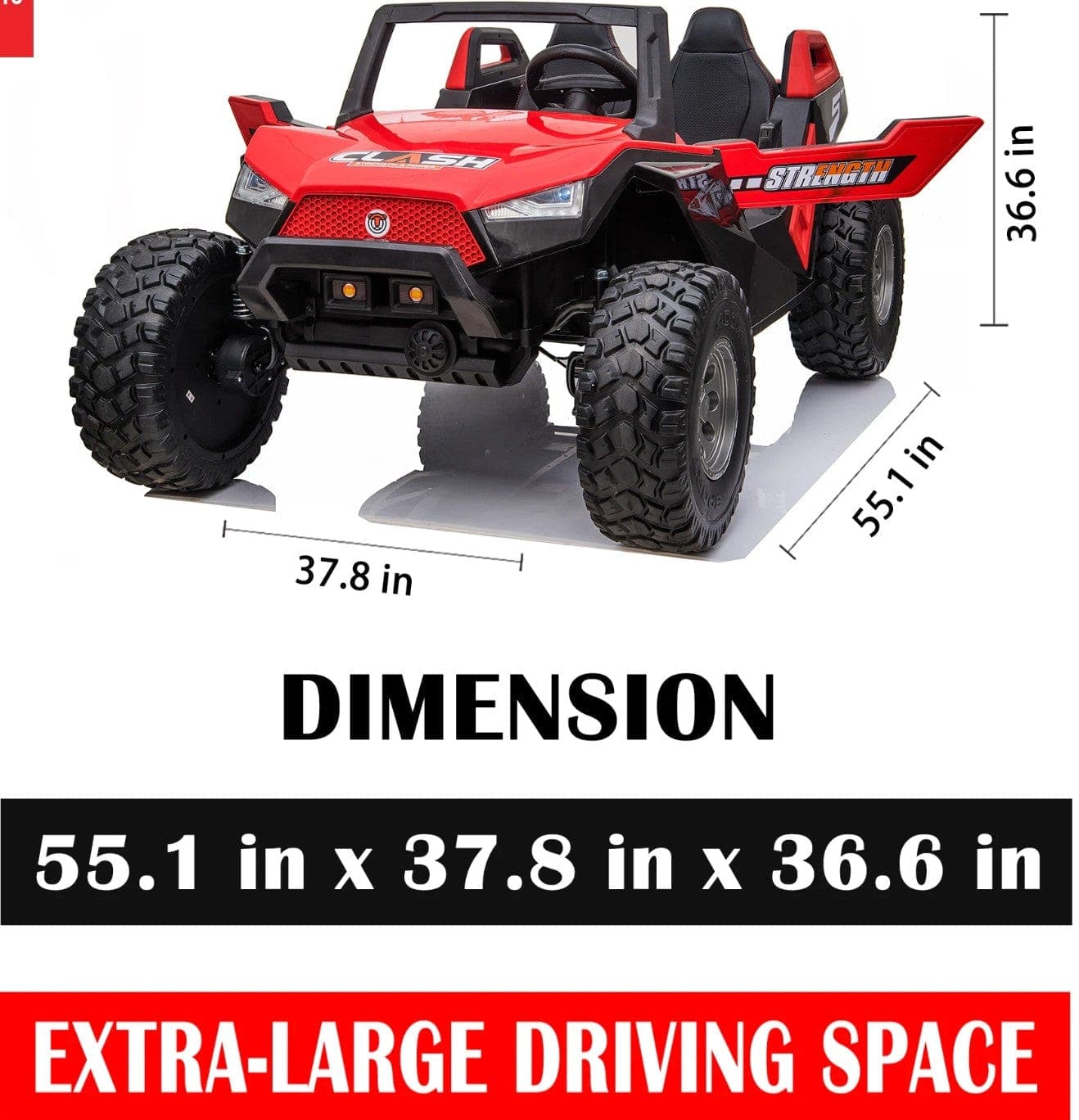 All Wheel Drive Buggy Ryder Toys Color: Black