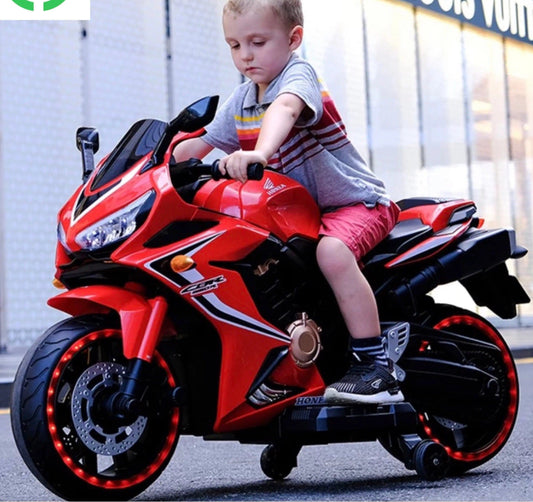 24V Mini Ducati Kid Car Motorcycle Street Racer R&G TOYS