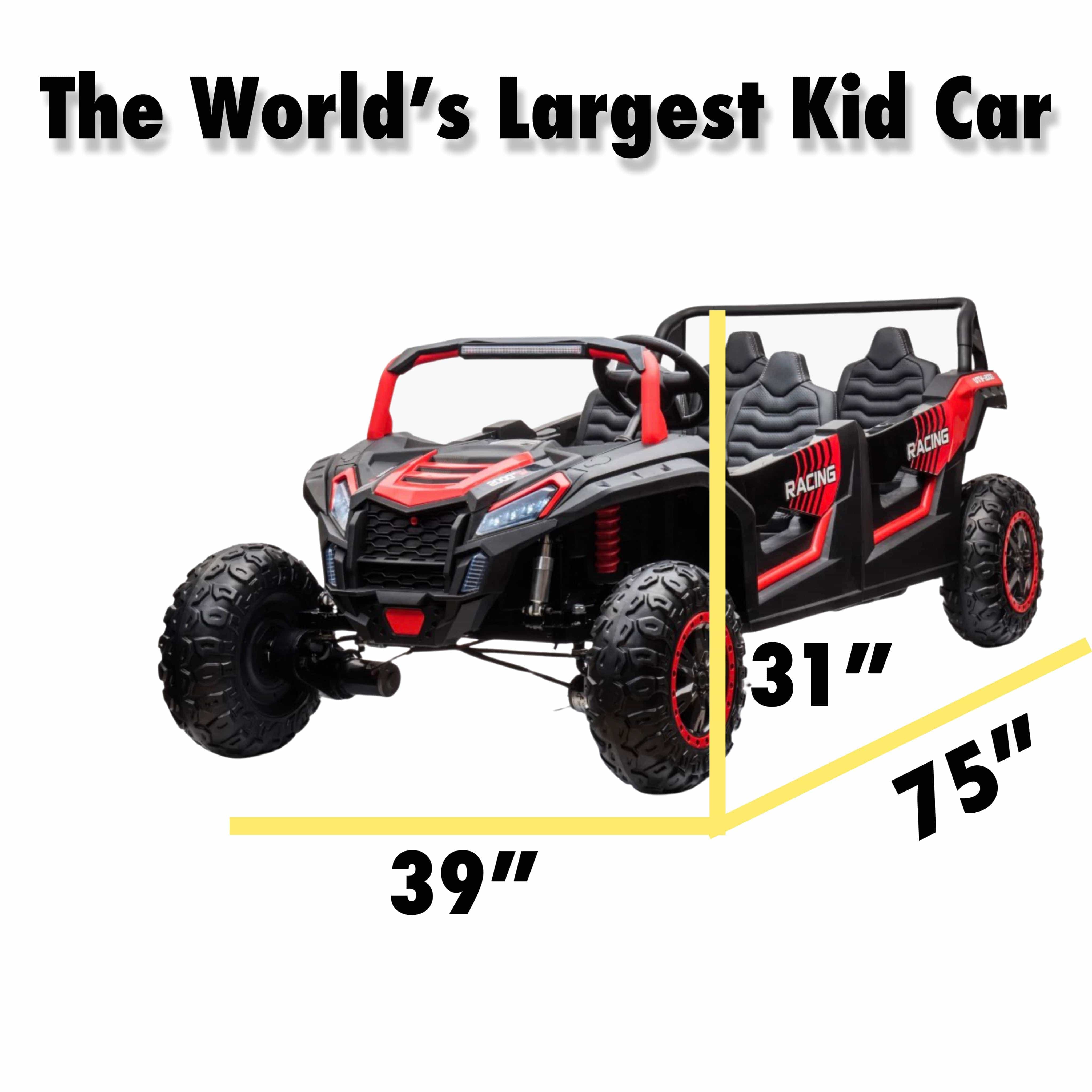 Super Sized UTV Ryder Toys Color: Red