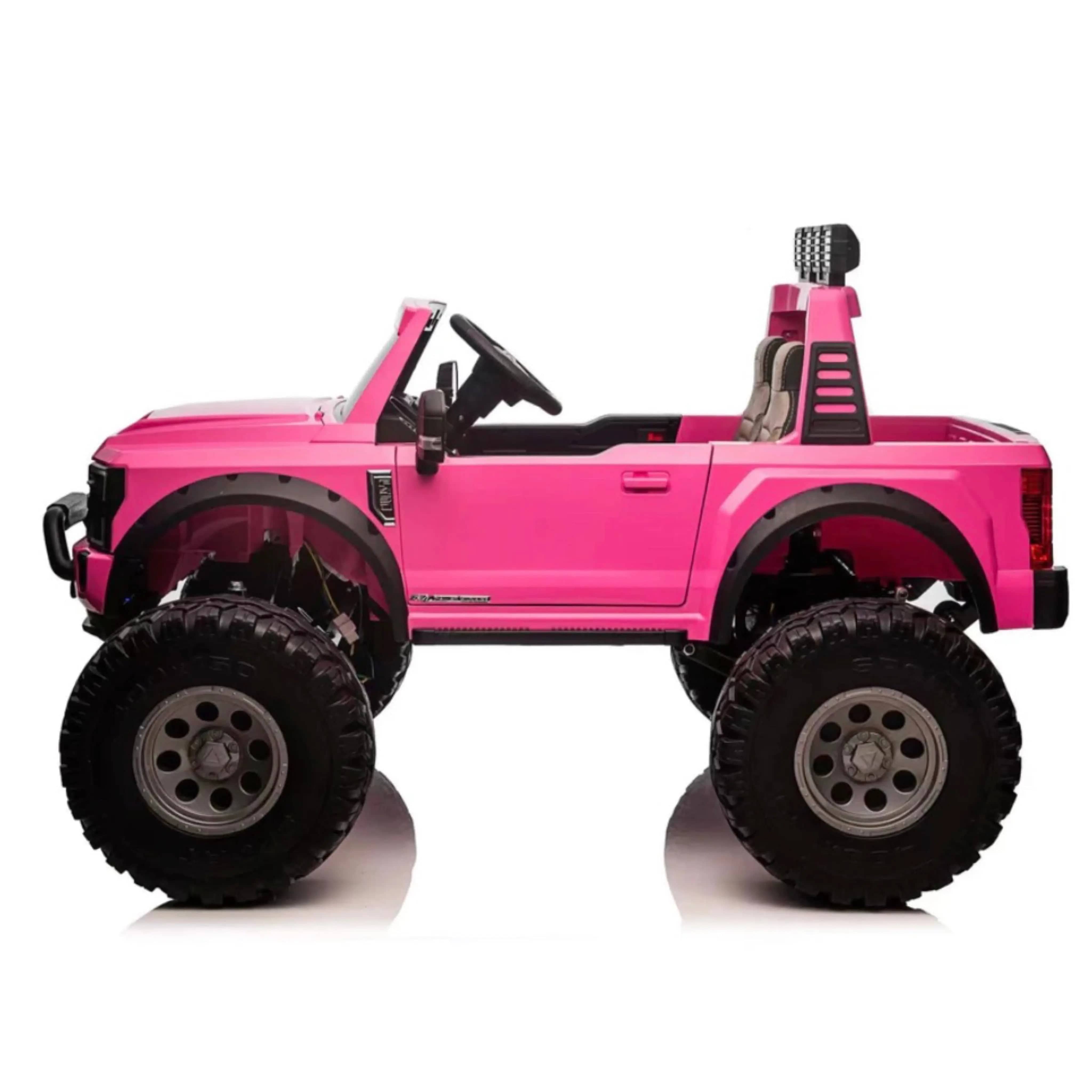 F450 Lifted 4x4 Electric Kid Jeep Car w/ 16" Rubber Tires Lifted R&G TOYS