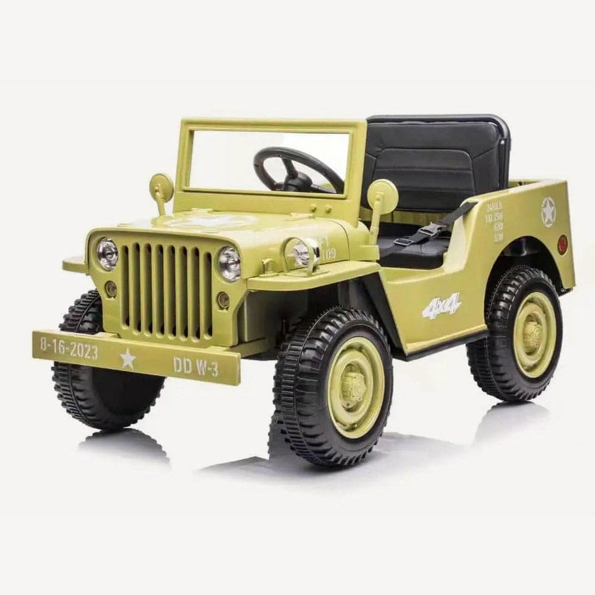 Vintage Military Jeep Ryder Toys Color: Tan