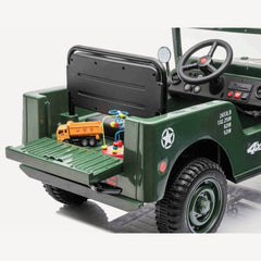 Vintage Military Jeep Ryder Toys Color: Army Green